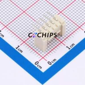 BX-HY2.0-5PWZ-GW Wire-to-Board Pin Header Bent Lead Through Hole,P=2mm Connector 1x5P 2mm Right Angle Insert HY - Product Image 2