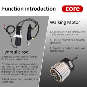 Motoculteur Rotatif Portable Télécommandé pour Jardin, Verger et Ferme – Broyeur à Fléaux pour <span class=keywords><strong>Engrais</strong></span>, Labourage et Remplissage de Fossés - Product Image 5