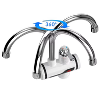 Robinet chauffe-eau électrique à chauffage rapide 3S, robinet de cuisine instantané avec affichage numérique LED, moderne, à poignée unique