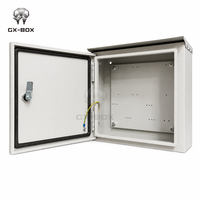 Gabinete Eléctrico con Ventilación Personalizada, de Aluminio Galvanizado, para Montaje en Pared Exterior, Caja de Panel de Control Industrial