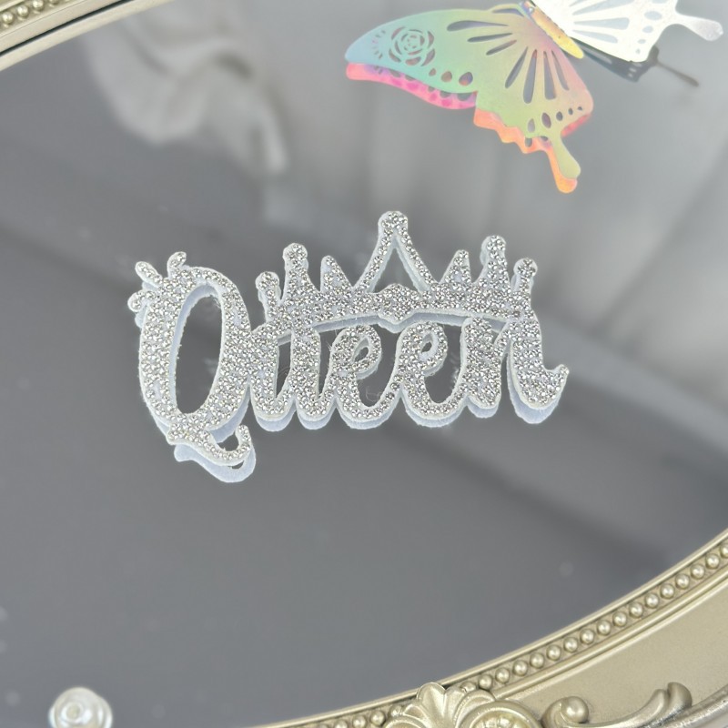 Argent - 5 pièces Reine (9 cm de large)