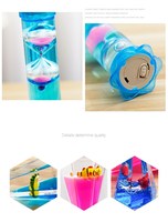 Jouets de soulagement de l'anxiété Sensory Reverse Flowing Liquid Motion Timers for Sensory Play