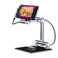 QianLi Fire Eye Pro kamera termal inframerah, alat Diagnosis kesalahan PCB resolusi 256x192 dapat dilipat untuk perbaikan Motherboard ponsel