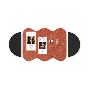 Ensemble de décoration murale en feutre d'art abstrait <span class=keywords><strong>original</strong></span> - <span class=keywords><strong>Collage</strong></span> mural irrégulier minimaliste moderne, personnalisation du logo possible - Product Image 2