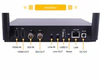 Codificador de Video +SDI HD 1080P con H.265/H.264 para Transmisión en Vivo SRT NDI GB28181