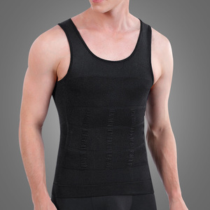 Faja térmica para la cintura para hombre, <span class=keywords><strong>camisas</strong></span> <span class=keywords><strong>de</strong></span> compresión, chaleco moldeador <span class=keywords><strong>de</strong></span> cuerpo, ropa moldeadora, camisa adelgazante - Product Image 1
