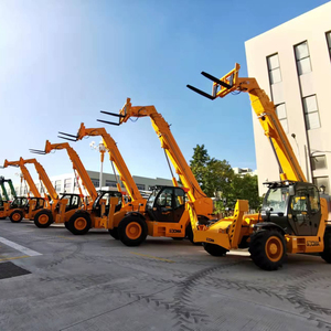 Chariot télescopique YCMG 7 tonnes 4x4 diesel, capacité 7000 kg, robuste, conforme EPA Stage V, pour utilisation portuaire et de construction - Product Image 5