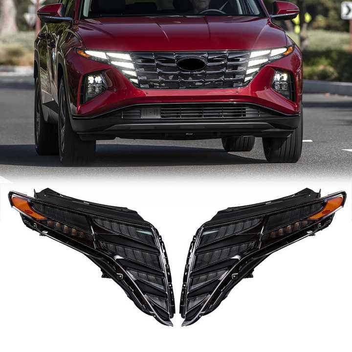 LED Headlights for Hyundai Tucson 2022 2023 2024 DRL Daytime Running ...