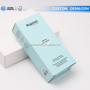 FAVORCRAFTS Impression de logo personnalisé en gros, boîtes en carton rectangulaires pliables pour <span class=keywords><strong>chauffe</strong></span>-<span class=keywords><strong>cire</strong></span> électrique - Product Image 1