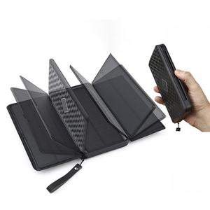 Banque d'alimentation solaire pliable multifonction personnalisée P Powerbank 10000mAh Charge sans fil Banque d'alimentation d'urgence Banque d'alimentation solaire 20000mAh - Product Image 1