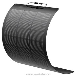 Panneau Solaire Monocristallin Flexible Haute Efficacité 100W 24V Anti-Ombre Type N Fibre de Verre 23,7% Cellules Noires pour VR - Product Image 1