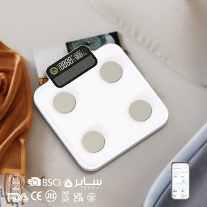 VA 다채로운 화면 디지털 바디 스케일 180KG 휴대용 전자 스케일 태양 광 충전 지능 계량 스케일 API SDK - Product Image 1