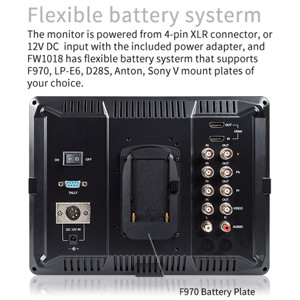 FEELWORLD máy ảnh màn hình fw1018 V1 DSLR lĩnh vực màn hình HDMI IPS HD | đặt hàng số lượng lớn Giảm Giá, tùy chỉnh xây dựng thương hiệu & bao bì - Product Image 3