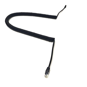 Câble téléphonique spiralé RJ12 6P6C 28AWG, cordon téléphonique rétractable à ressort, câble d'extension en PU pour téléphone, appareil <span class=keywords><strong>VoIP</strong></span> - Product Image 6