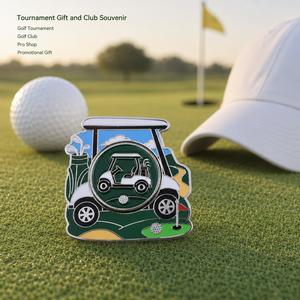 Marcador de Pelotas de Golf Magnético de Doble Cara con Marcador Central Extraíble de 25 mm, Regalo para Torneos de Golf - Product Image 2