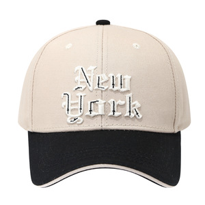 Casquette de baseball unisexe en sergé de coton blanc, protection solaire, protection contre le vent, streetwear d'extérieur, adaptée aux quatre saisons - Product Image 1