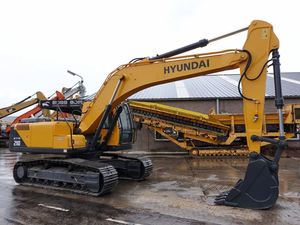 รถขุดตีนตะขาบ HYUNDAI 210 ของแท้จากเกาหลี ชั่วโมงการทำงานต่ำ คุณภาพสูง รถขุดไฮดรอลิก - Product Image 5