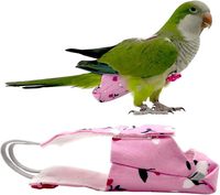 Couches lavables pour oiseaux, couches pour perruches, couches pour oiseaux avec nœud papillon, vêtements pour oiseaux, costume pour perruches, couches lavables pour oiseaux