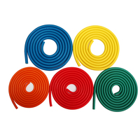 Tube en caoutchouc coloré pour la pêche au lance-pierre, tube en latex pour la pêche, accessoires de fitness, bande de résistance de sécurité pour le fitness