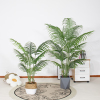 Décoration d'intérieur de style nordique INS, Anthurium artificiel tissé en plastique, pour plantes en pot, décoration de sol, Noël