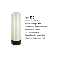 Filtre à eau FRP pour système de traitement d'eau par osmose inverse, réservoirs de filtration en fibre de verre commerciaux 835 817 844