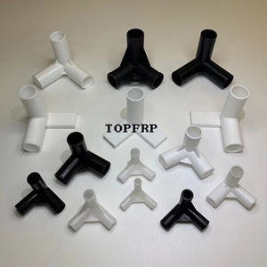 ข้อต่อท่อพลาสติกทรงกลมแบบสามทางคุณภาพสูงชนิดมุมฉาก - Product Image 5