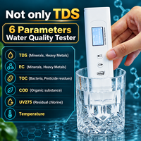 Analyseur d'eau potable numérique portable LS310 avec tests de conductivité, TDS, COD, TOC, UV275 et de température