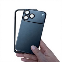 Casing HP Bingkai Logam Anti Benturan Warna Kustom Ubah Tampilan HP 18pro, Casing HP 18pro