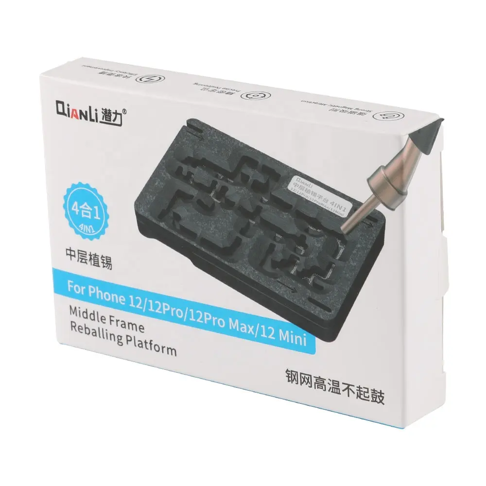 Qianli MEGA-IDEA trung lớp CPU reballing stencils trạm cho Iphone x XS XS max 11 Pro 11 12 13 14 Pro Max 12 mini 14 cộng với