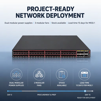 Nouveau commutateur d'agrégation H3C FS6300V2-48UX2Q4C-EI L3 original, 48 ports 10G SFP+ PoE++ 2x40G QSFP+ 4x100G QSFP28