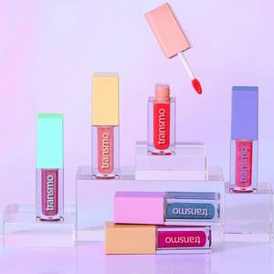 Base de gloss à lèvres OEM vide, conteneur de gloss à lèvres à étiquette privée, tubes de gloss à lèvres carrés personnalisés de 5 ml avec emballage - Product Image 1