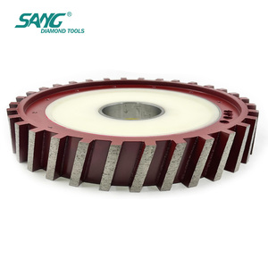 Outil de nivellement SANG à réduction de bruit de 14 pouces en métal diamanté, roue de calibrage laser pour la fabrication de pierre - Product Image 1