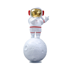 Escultura de Astronauta de Fibra de Vidrio Libit de 1.37 pies, Decoración Artística para Pasillo, Montaje en Suelo - Product Image 2