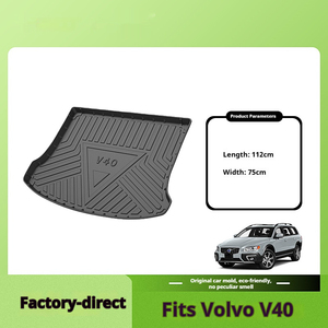Tappetino per Auto Facile da Pulire per <span class=keywords><strong>Volvo</strong></span> <span class=keywords><strong>S60</strong></span> S60L S80L S90 V40 V60 V90 2009-2026, Tappeto Bagagliaio Ecologico, Tappetino Vano di Carico - Product Image 3