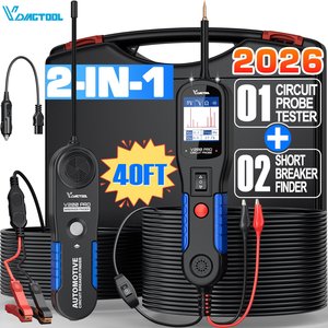 Stock UE VDIAGTOOL V200Pro Détecteur de câbles automobiles, localisateur de câbles cassés, testeur de court-circuit et de circuit ouvert pour voitures et camions 12V et 24V - Product Image 1