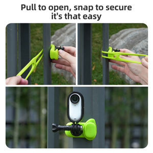 Soporte de silicona para manillar Telesin <span class=keywords><strong>Insta</strong></span> <span class=keywords><strong>360</strong></span> <span class=keywords><strong>Go</strong></span> <span class=keywords><strong>3</strong></span>, soporte giratorio de <span class=keywords><strong>360</strong></span>° con liberación rápida, accesorios para tubo de bicicleta/motocicleta para <span class=keywords><strong>Insta</strong></span> - Product Image 4