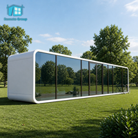 Produit neuf : Conteneur habitable Apple Cabin de 40 pieds, magnifique mini-maison préfabriquée, modules de bureau, maisonnette Apple Cabin avec chambre
