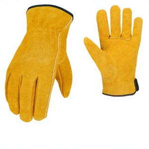 Gants d'hiver unisexes pour moto et activités de plein air, en polyester respirant, demi-doigts, avec protection rigide des articulations - Product Image 4