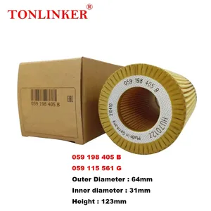 TONLINKER Oil Filter 2015-2019 2020 CVMD 4MB 059198405 059115561G Diesel Models 059198405B For Audi Q7 4M 2nd 3.0 45TDI Quattro