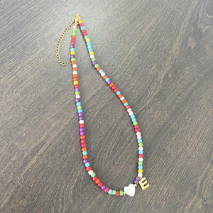 Choker <span class=keywords><strong>con</strong></span> lettere <span class=keywords><strong>con</strong></span> <span class=keywords><strong>nome</strong></span> placcato in oro personalizzato per le donne delicate collana iniziale <span class=keywords><strong>con</strong></span> minuscolo <span class=keywords><strong>girocollo</strong></span> <span class=keywords><strong>con</strong></span> perline e perline - Product Image 5