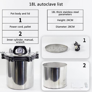 Sterilizzatore <span class=keywords><strong>Autoclave</strong></span> Portatile per Set da Tè Macchina <span class=keywords><strong>Autoclave</strong></span> ad Alta Temperatura - Product Image 6