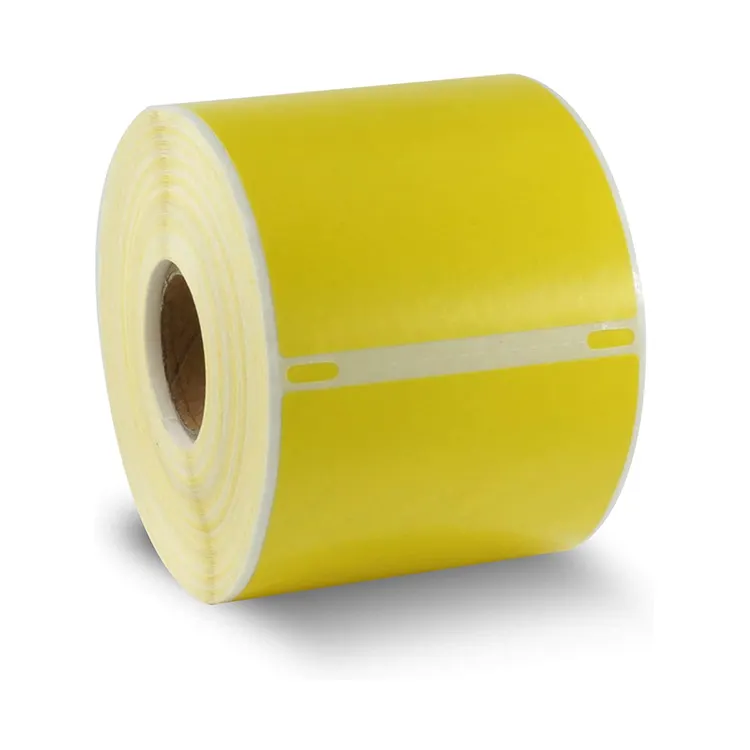 Dymo Farbe tikett Benutzer definierter Druck Thermo etiketten kleber für Versand aufkleber Lieferanten fabrik direkt zum günstigen Preis