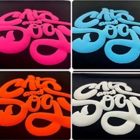 Alta calidad 3D Efecto elevado Puff Transfer 3D Puff película de transferencia de calor vinilo Dtf transferencias para tela