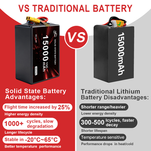 High Voltage Solid State <b>Battery</b> for UAV Drone 14000 15000 16000mAh High Energy Manufacturer <b>Battery</b> Pack Rechargeable - Product Image 3