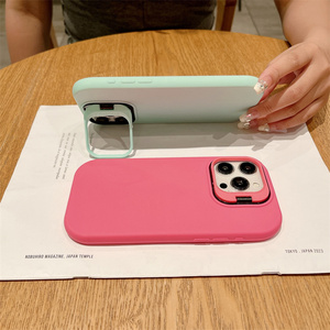 Macaron colore obiettivo della fotocamera basamento del telefono per <span class=keywords><strong>iPhone</strong></span> 16 <span class=keywords><strong>Pro</strong></span> Max Design moda Silicone custodia per telefono per <span class=keywords><strong>iPhone</strong></span> 16 15 14 13 <span class=keywords><strong>12</strong></span> 11 - Product Image 2