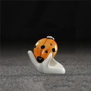 Ocarina de cerámica de 6 agujeros con diseño de mariquita colorida, al por mayor, para principiantes y niños, instrumento musical de aprendizaje temprano. - Product Image 4