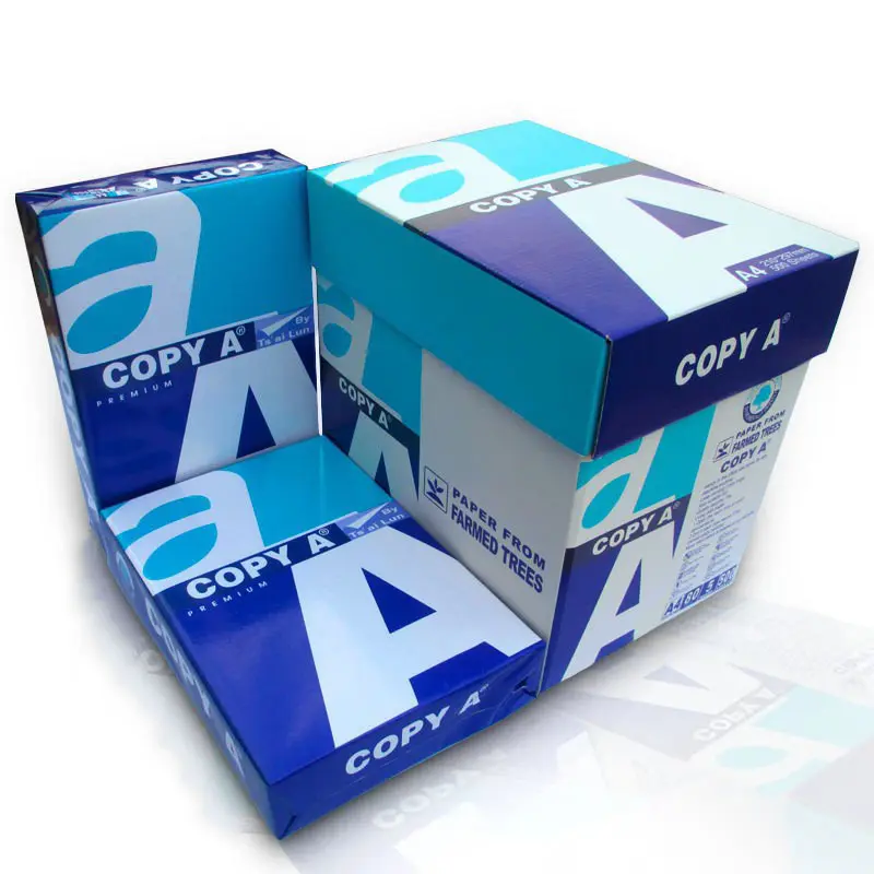 70g/m² 75g/m² 80g/m² hartes A4-Kopierbondendruckpapier Draft Double White Printer Office-Kopierpapier