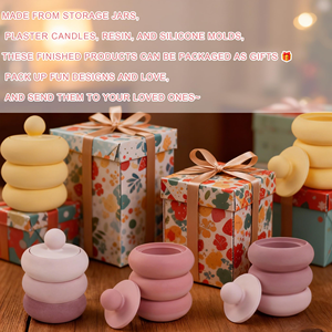 <b>Silicone</b> Coaster Eco-Friendly Round Cute Creative Decoration for DIY Handmade - Product Image 6
