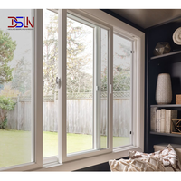 Fenêtre coulissante horizontale moderne en PVC, double vitrage, verre à haute efficacité énergétique, pour cuisine et salon, certifiée Energy Star