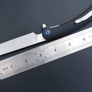 มีดพับด้ามไทเทเนียมอัลลอยด์ HK แบบปรับแต่งได้ OEM ใบมีดเหล็ก M390 ขนาด 20 ซม. สำหรับตั้งแคมป์กลางแจ้ง เอาตัวรอดในสถานการณ์ฉุกเฉิน เกรด DIY เครื่องมืออเนกประสงค์ 1 - Product Image 5